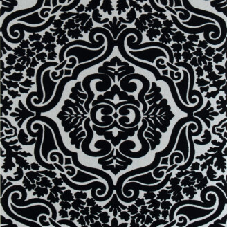 Fioravanti mustavalkoinen kuviotapetti Designers Guildilta kuva