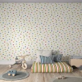 Bon Bon pilkullinen iloinen tapetti lastenhuoneeseen Harlequinilta HLTF112636