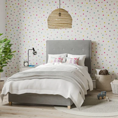 Bon Bon pilkullinen sopo varikas tapetti lastenhuoneeseen Harlequinilta 112637 kuva
