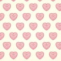 Sweet Heart vaalea roosa sydantapetti Harlequinilta