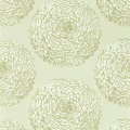 Elixity beige graafinen kukkatapetti Harlequinilta