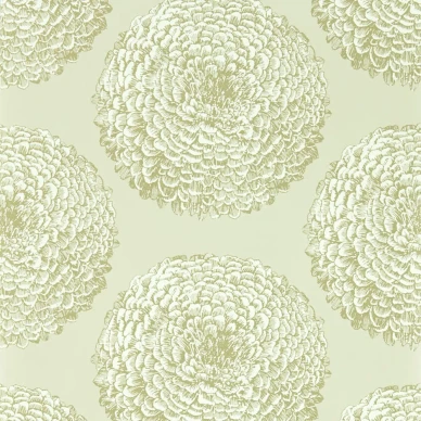 Elixity beige graafinen kukkatapetti Harlequinilta kuva