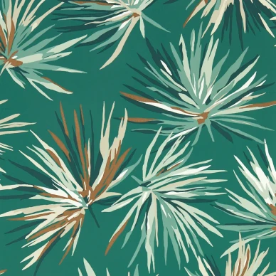 Aucuba vihrea kukkatapetti Harlequinilta image