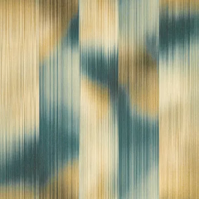 Oscillation sininen beige graafinen tapetti Harlequinilta kuva
