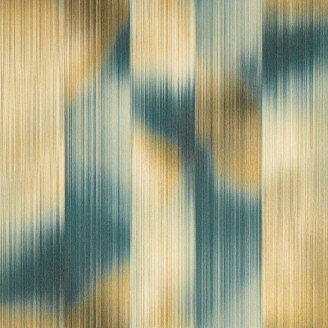 Oscillation sininen beige graafinen tapetti Harlequinilta image