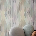 Prism geometrinen pastellinvarinen 3D tapetti Cole et Sonilta