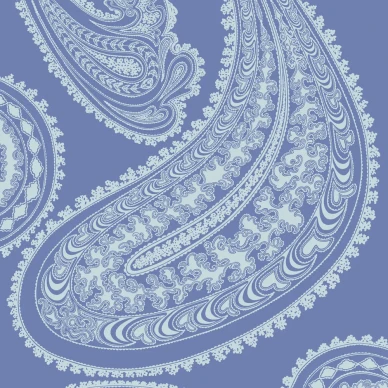 Rajapur sininen klassinen kuviotapetti Cole et Sonilta kuva