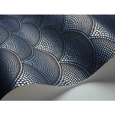 Feather Fan sininen graafinen tapetti Cole et Sonilta kuva