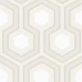 Hicks Grand vaalea geometrinen tapetti Cole et Sonilta