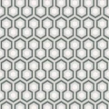 Hicks Hexagon harmaa valkoinen geometrinen tapetti Cole et Sonilta
