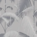 Palm Jungle harmaa hopeinen palmutapetti Cole et Sonilta