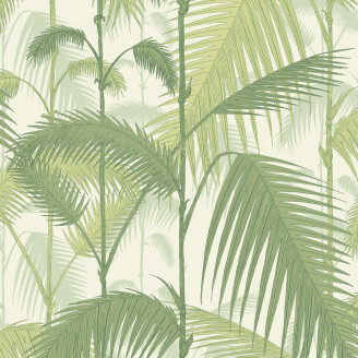 Palm Jungle vaaleanvihrea palmutapetti Cole et Sonilta kuva