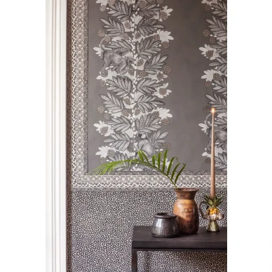 Acacia tummanharmaa hauska apinatapetti Cole et Sonilta 109 11055 image