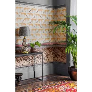 Leopard Walk oranssi beige elaintapetti olohuoneeseen Cole et Sonilta 109 2010 image