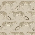 Leopard Walk ruskea elaintapetti Cole et Sonilta 109 2012
