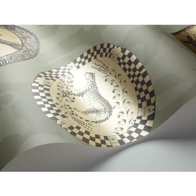 Matrinah harmaa elaintapetti metallivareilla Cole et Sonilta 109 4021 image