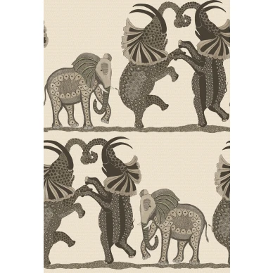Safari Dance harmaa beige elaintapetti Cole et Sonilta 109 8036 kuva