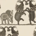 Safari Dance harmaa beige kiva elaintapetti Cole et Sonilta 109 8036