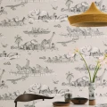 Zambezi beige harmaa elaintapetti ruokailuhuoneeseen Cole et Sonilta 109 14062