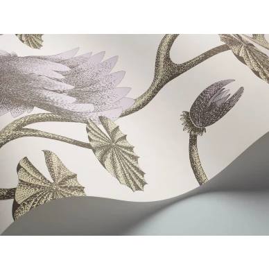 Cole et Sonin liila valkoinen kukkatapetti Summer Lily 95 4023 kuva