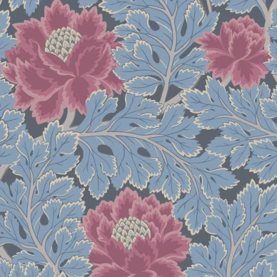 Aurora sininen roosa kukkatapetti Cole et Sonilta 116 1004 image