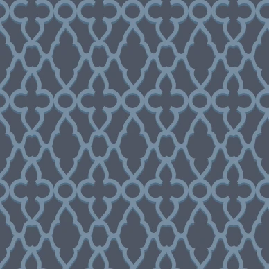 Treillage sininen geometrinen tapetti Cole et Sonilta 116 6024 v2 kuva