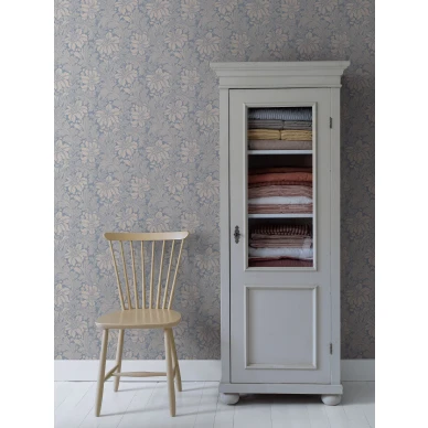 Acanthus sininen kukkatapetti makuuhuoneeseen Borastapeterilta 2010 image