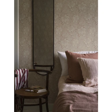 Acanthus vaaleanpunainen kukkatapetti Borastapeterilta 2009 image