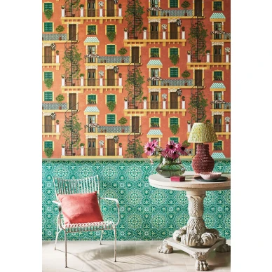 Alfaro oranssi talotapetti olohuoneeseen Cole et Sonilta 117 4011 image