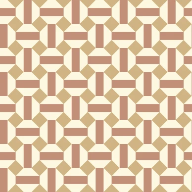Alicatado ruskea oranssi geometrinen tapetti Cole et Sonilta 117 12039 kuva