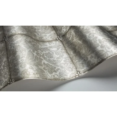 Kings Argent hopeinen ruudullinen kuviotapetti metallivareilla Cole et Sonilta 118 4007 kuva