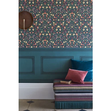 Library Frieze sininen paneelitapetti olohuoneeseen Cole et Sonilta image