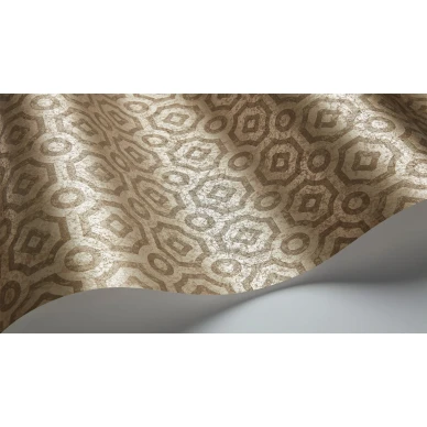 Queens Quarter gilver varinen geometrinen tapetti metallikiillolla Cole et Sonilta 118 10024 kuva