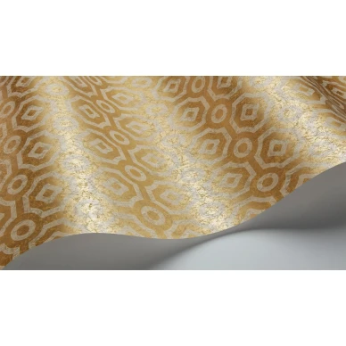 Queens Quarter kulta hopea geometrinen tapetti metallikiillolla Cole et Sonilta 118 10022 kuva