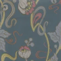 Jugendkausi klassinen sininen kukkatapetti Pihlgren ja Ritolalta 69302 v2