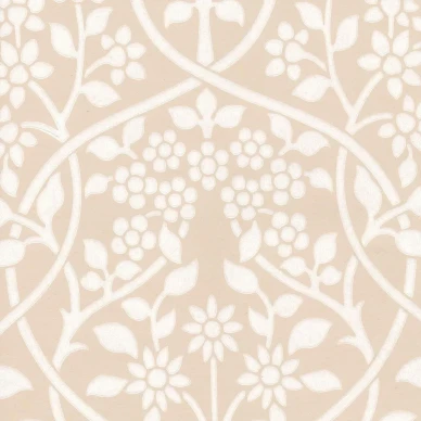 Lukko harmaa beige klassinen kukkatapetti Pihlgren ja Ritolalta 68350 image