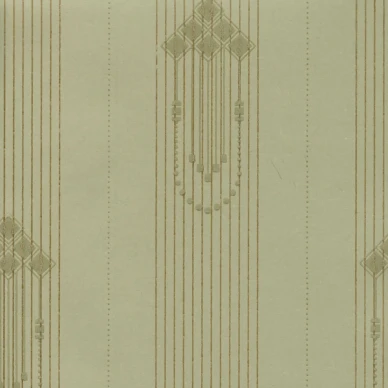 Wiener Jungend vihrea perinteinen kuviotapetti Pihlgren ja Ritolalta 69700 kuva