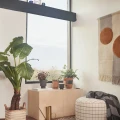 Grid Rug ruudullinen matto eteiseen OYOYlta