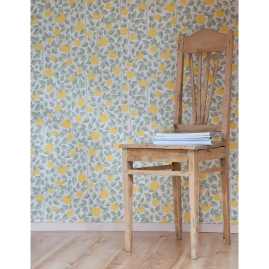 Paperitapetti Appelsiini Pihlgren Ritolalta 3741 kuva Merja Tynismaa kuva