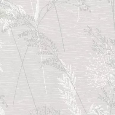 Kukko vai Kana retrotyylinen harmaa kukkatapetti Pihlgren ja Ritolalta 69778 image