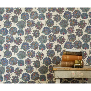 Retrotyylinen kukkatapetti Taikayo 68822 Pihlgren ja Ritolalta image