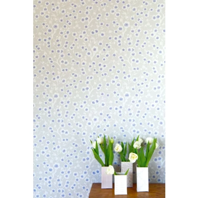 Perinteinen kukkatapetti Kirsikkapuu 70083 Pihlgren ja Ritolalta kuva