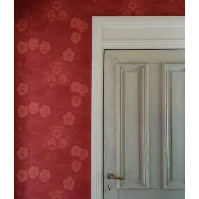 Punainen lintutapetti Kiurujen Yo Pihlgren ja Ritolalta 68632 image