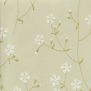 Niittyleinikki vihrea kukkatapetti Pihlgren ja Ritolalta 69199 image