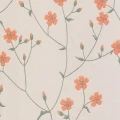 Ritva Kronlundin Niittyleinikki oranssi klassinen kukkatapetti Pihlgren ja Ritolalta 69202