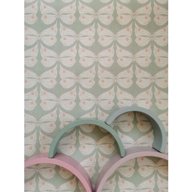 Vihrea perhostapetti Perhonen 70041 Pihlgren ja Ritolalta kuva