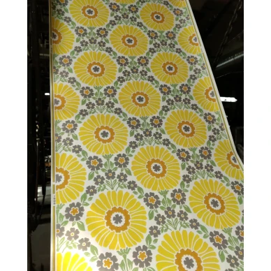 Auringonkukka keltainen kukkatapetti Pihlgren ja Ritolalta 70074 kuva