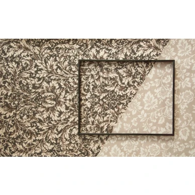 Kultakrysanteemi 70052 ja Lintu Sininen 69814 klassiset paperitapetit Pihlgren ja Ritolalta image