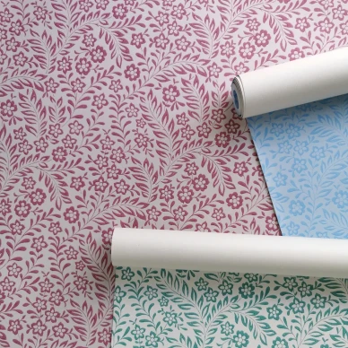 Lemmikki kukkatapetti klassinen paperitapetti Pihlgren ja Ritolalta 70058 70057 70059 kuva