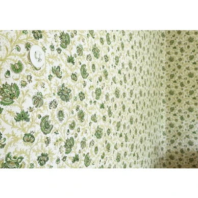 Vihrea kukkatapetti Neidonkukka 67306 Pihlgren ja Ritolalta image